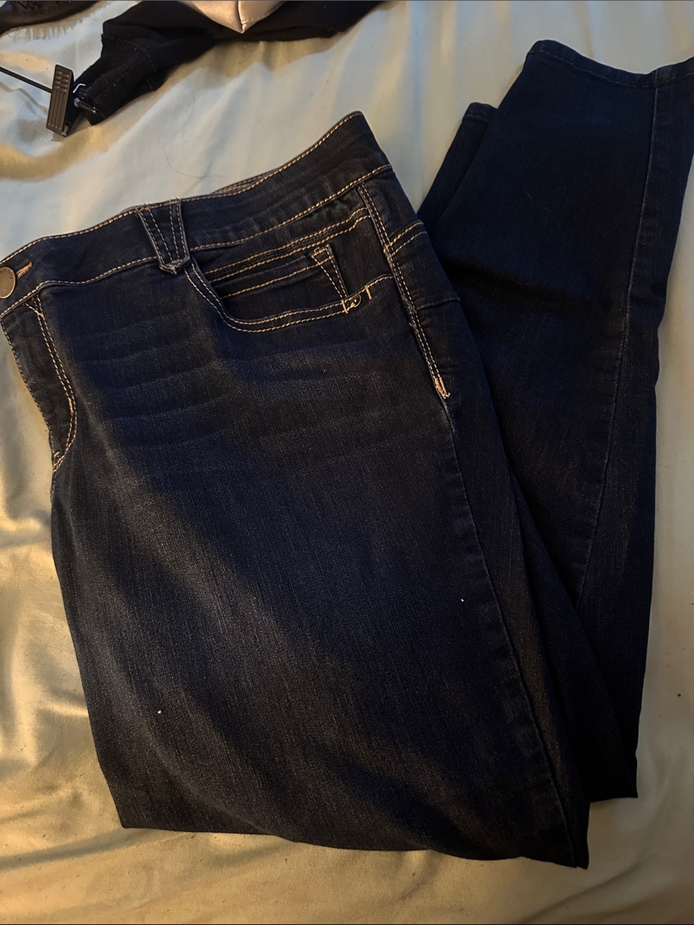 Democracy Straight Leg Jeans in Dark Blue